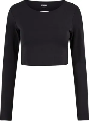 Produktbild von Urban Classics Langarmshirt Damen Ladies Sports Longsleeve schwarz S