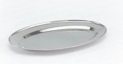 Produktbild von SSW Edelstahl Servierplatte oval 39 x 26 cm
