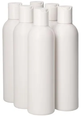 Productafbeelding van Set van 6 Ronde Plastic Flessen 250 ml