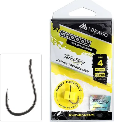 Produktbild von 10 x MIKADO CHOODY starke extrem scharfe Karpfenhaken Angelhaken  #1