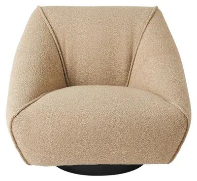 Image de SIGNATURE - Fauteuil pivotant en tissu HENRY
