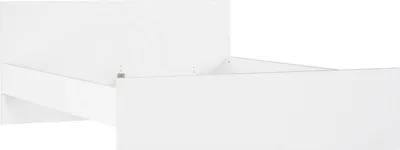 Image de Naia Lit 160 x 200 cm blanc brillant
