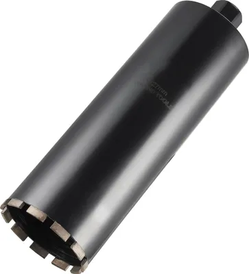 Image de Carotteuse SucceBuy Couronne de forage φ 127 mm avec profondeur de forage de 356 mm, filetage femelle 1-1/4 pouce-7, technologie de soudage de précision, carotteuse diamantée à eau pour béton, briques et maçonnerie