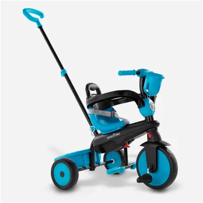 Produktbild von smarTrike Dreirad Breeze S mit patentierter Touch-Steering Lenktechnologie, Blau