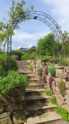Produktbild von GardenAndPools Rosenbogen HOLLAND RUND Gesamtbreite 1,60 m Verzinkt Pergola Metallrosenbogen Gartenbogen Rosensäule Gartendeko Rose Arches