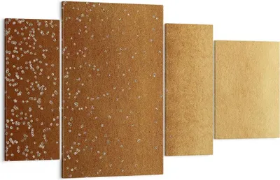 Produktbild von Bild auf Leinwand - Leinwandbild - 4 Teile - Abstraktion Bier Gelb - 120x70cm - Wand Bild - Wanddeko - Wandbilder - Leinwanddruck - Bilder - Wanddekoration - Leinwand bilder - Wandbild - DL120x70-4317