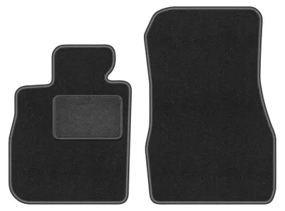Image de Tapis avant en moquette pour BMW 8 G16 2019-2022 (Gran coupe) – 2 pièces, gris graphite, sur mesure – Wielganizator LUX