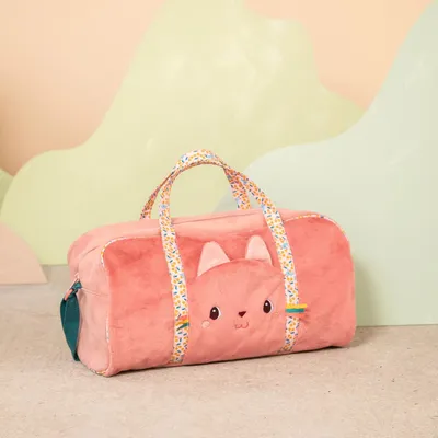 Produktbild von Lilliputiens Kindertasche rosa Jeanne die Katze 45x23x25cm Schultergurt