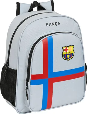 Produktbild von Schulrucksack F.C. Barcelona Grau (32 x 38 x 12 cm)