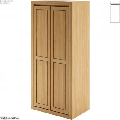 Image de Armoire en bois massif, armoire en bois, armoire en hêtre, meubles