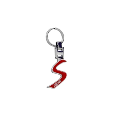 Produktbild von Schlüsselanhänger für MINI Cooper S – Premium Metall Schlüsselanhänger im Cooper S Design mit Schlüsselring