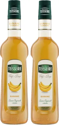 Zdjęcie produktu dla Syrop do napojów Mathieu Teisseire Yellow Banana 0,7 l (opakowanie 2 szt.)