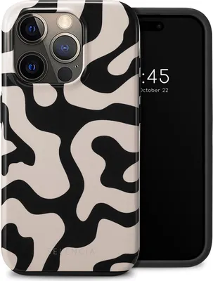 Obrázek produktu pro Selencia Vivid zadní kryt iPhone 15 Pro – Art Wave Black