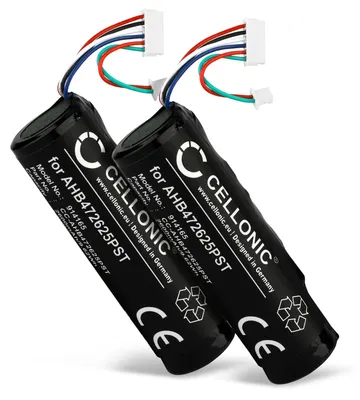 Produktbild von CELLONIC 2x Akku für Hundehalsband Kompatibel mit Garmin Astro 320, Astro DC20, Astro DC30, 010-10806-0 - (2600mAh, 3.7V)