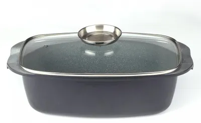 Immagine prodotto di Royalty Line RL-ACR32M: Casseruola per arrostire da 32 cm con rivestimento in marmo