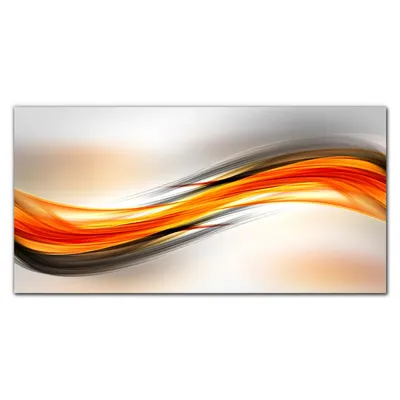 Produktbild von Coloray Küchenrückwand 100x50 Spritzschutz aus Glas - Graphics Welle