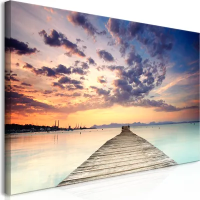 Produktbild von Wandbild Mega XXXL Landschaft 250x125 cm Einteiliger XXL-Format Kunstdruck zur Selbstmontage Leinwandbilder moderne Bilder DIY Wanddekoration Wohnung Deko Mole Natur c-B-0299-ak-e