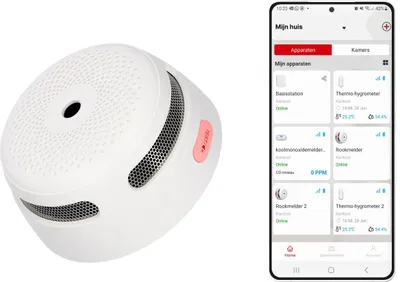Produktbild von X-Sense XS01-WX Intelligenter Rauchmelder mit Wifi - 10-Jahres-Batterie - Kompakt - Europäischen Norm - Feueralarm - Rauchdetektor