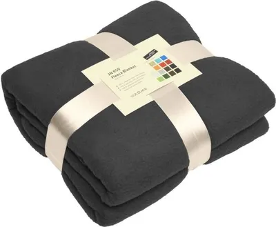 Immagine prodotto di Coperta in pile grigio scuro, Gr. taglia unica