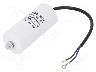 Produktbild von Kondensator: für Motoren, Betrieb; 30uF; 450V; 45x95mm; -25÷70°C CBB60G-30/450 Kondensatoren für Motoren