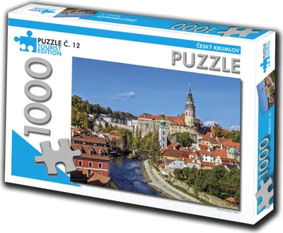 Productafbeelding van PUZZLE TOURIST nr. 12 - Český Krumlov, 1000 stukjes