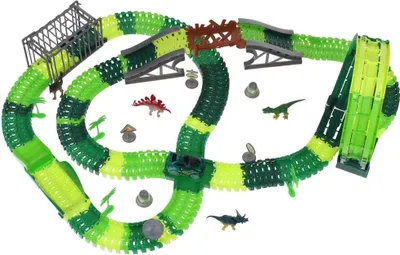 Zdjęcie produktu dla Tor Samochodowy Dino Track Sterowany Wyścigowy Park Dinozaurów 275