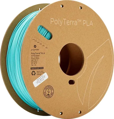 Imagen del producto de Polymaker PolyTerra: Color: Azul turquesa (Arctic Teal), Diámetro: 1,75 mm, Peso: 1 kg