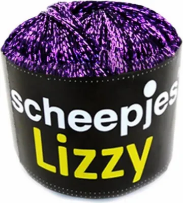 Produktbild von Scheepjes Lizzy  mit Glitzer-Effekt 25g Farbe 04 rot