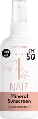 Produktbild von Naïf Sonnenschutzspray Für Baby & Kind - SPF 50 - 100 ml | Badezubehör