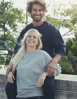 Produktbild von Neutral O63001 | Uni Sweatshirt / 100% Fairtrade-Baumwolle - Farbe: Bordeaux - Größe: S
