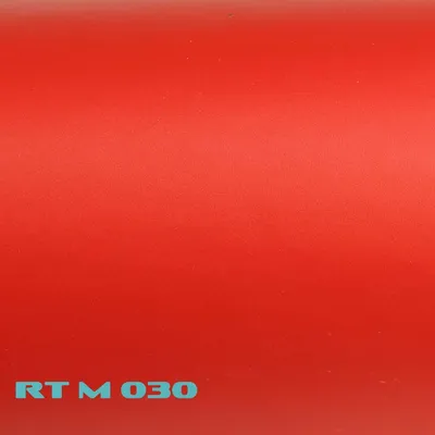 Produktbild von (5,91€/m²) Rapid Teck® Premium Autofolie Matt Rot 152 cm Breite Laufmeterware selbstklebende Folie mit Luftkanälen matte Auto Folie