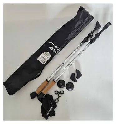 Obrázok produktu pre Sada 4 Strieborných Palíc Na Nordic Walking (30)