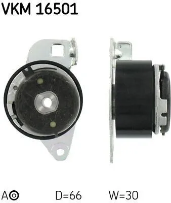 Produktbild von SKF VKM 16501 Spannrolle Zahnriemen für RENAULT ESPACE III (JE0) LAGUNA I (B56, 556) LAGUNA I Grandtour (K56) SAFRANE II (B54)