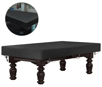 Produktbild von 7 Fuß Billardtisch-Abdeckung, Schutzhülle für Billardtische, 235*135*20cm, Ganzjähriger Schutz für Innen- & Außenbereich vor Sonne, Regen, Schnee