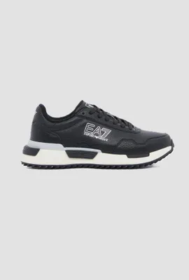Image de Chaussures de sport pour homme, noires, avec logo ea7