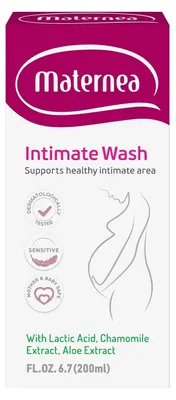 Produktbild von Maternea Intimwaschgel für Schwangerschaft und nach der Geburt seifenfrei 200 ml