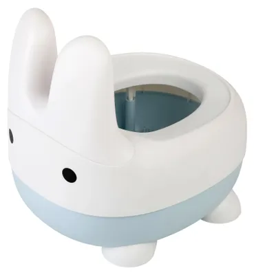 Zdjęcie produktu dla Nocnik Bunny z wyjmowanym wkładem i pokrywką przyjazny design lekki