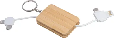 Produktbild von Schlüsselanhänger mit Ladekabel / USB-A/USB-C zu USB-C/Lightning- oder Micro-USB
