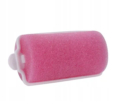 Produktbild von Ponik's Lockenwickler Schwamm Set, Haarrollen, Flexible Haar Styling, 32 mm, 12 Stk, Rosa