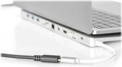 Immagine prodotto di DIGITUS Cavo di prolunga USB 3.1 tipo C -C St/Bu 0,7 m, nero