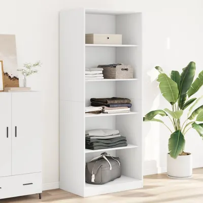 Immagine prodotto di vidaXL Armadio Bianco 80x50x200 cm Materiale a base di legno