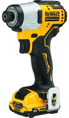 Produktbild von DEWALT Akku-Schlagschrauber 1/4 Zoll 12V + 2 Akku + Schnellladegerät