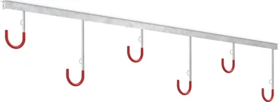Zdjęcie produktu dla Uchwyt sufitowy do roweru 3806 | 6 haków | W1900mm