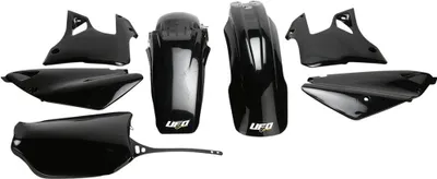 Produktbild von Ufo Yamaha Yz 125 00 Yakit300f@001 Plastikbausatz Schwarz Schwarz One Size