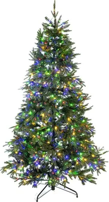 Obrázok produktu pre Evergreen Weihnachtsbaum Sherwood Fichte inkl. LED 150 cm Hoch Ø 104 cm