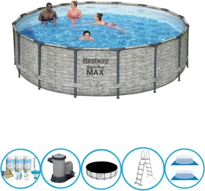 Obrázek produktu pro Bestway - Pool Steel Pro MAX - včetně příslušenství - 488x122 cm