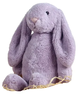 Produktbild von Plüschhase, kuscheliges Stofftier, realistische Tierpuppe, Dekoration für Wohnzimmer, Schlafzimmer, Geburtstagsgeschenk