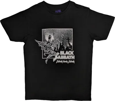 Immagine prodotto di Black Sabbath - Maglietta "Bloody Sabbath" per bambini/donne Unisex RO9275 (XL) (Schwarz)