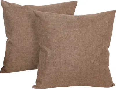 Produktbild von OKWISH Kissenhüllen 2er Set 100% Baumwolle superweich Kopfkissenhülle Bettkissenbezug Kopfkissenbezug Kissenbezug 45x45 cm, Kaffee