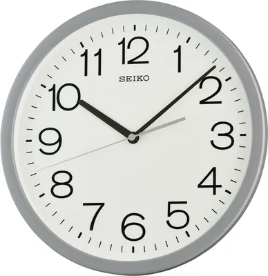 Image de Seiko QXA847N Horloge murale Quartz Gris clair Bonne lisibilité